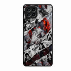 Itachi Uchiha Manga Collage Glass Phone Case for Samsung Galaxy M53 5G