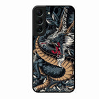 Midnight Dragon Glass Phone Case for Samsung Galaxy S22 5G