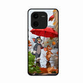 Rainy Day Cartoon Glass Phone Case for iQOO Z9X 5G