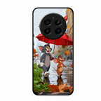 Rainy Day Cartoon Glass Phone Case for Realme Narzo 70 5G