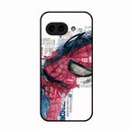 Red Blue Web Hero Glass Phone Cover for Google Pixel 9A 5G
