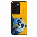 Cute Panda Sketch Premium Glass Phone Case for Vivo Y200E 5G