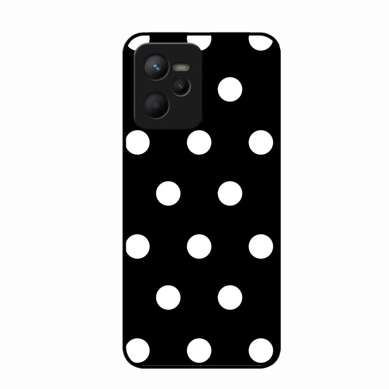 Classic Polka Dot Glass Phone Case for Realme C35