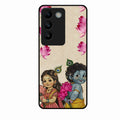 Krishna Eternal Lotus Glass Case for Vivo T3 5G