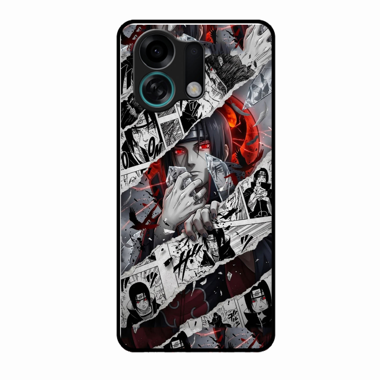 Itachi Uchiha Manga Collage Glass Phone Case for Oppo K13 Turbo 5G