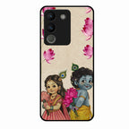 Krishna Eternal Lotus Glass Case for Vivo Y200 5G