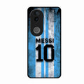 Blue Stripes Number 10 Football Glass Phone Case for Vivo T4R 5G