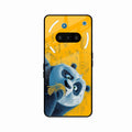 Cute Panda Sketch Premium Glass Phone Case for Nothing Phone 3a