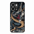 Midnight Dragon Glass Phone Case for Oppo Reno 14 Pro 5G