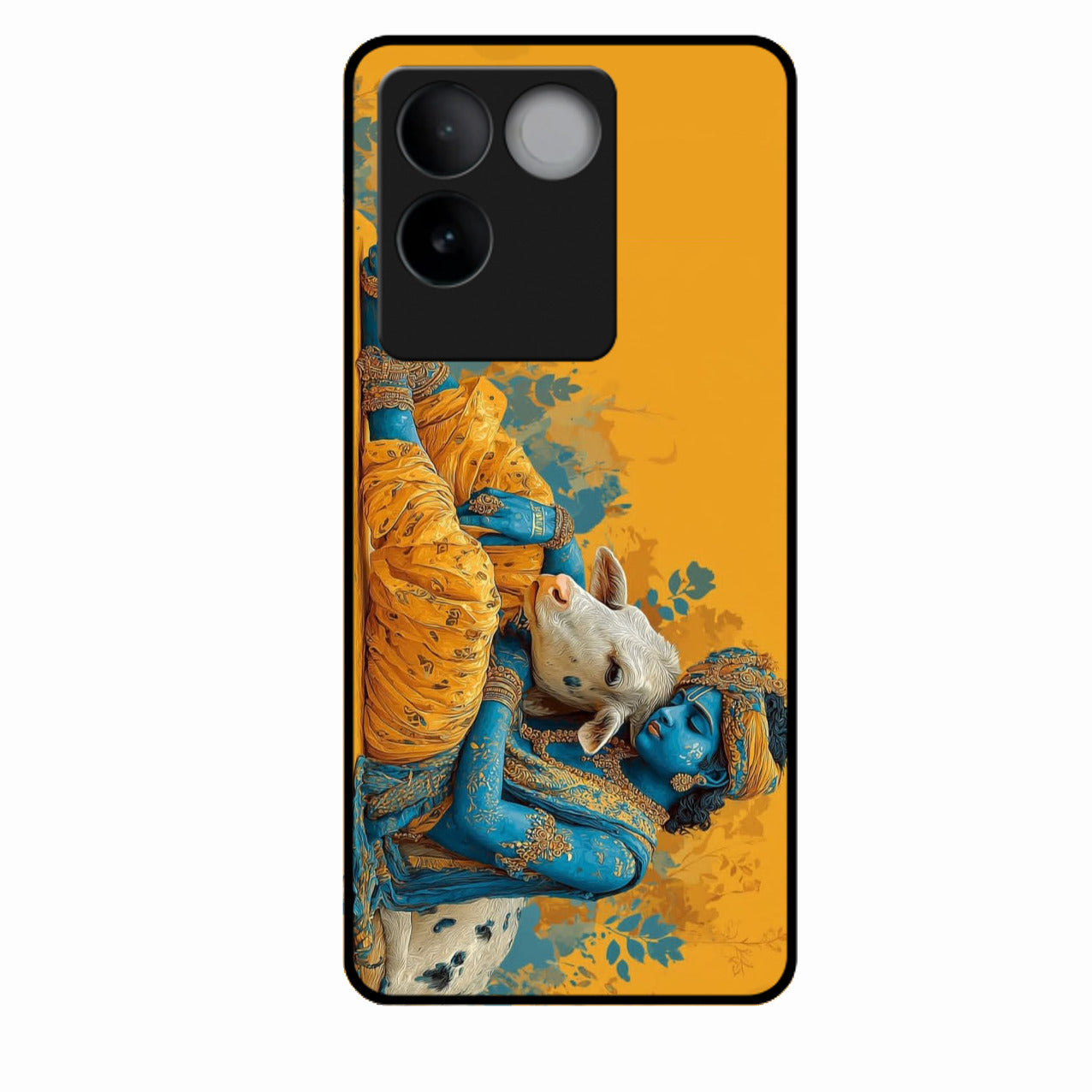 Divine Krishna Gopal Premium Glass Phone Case for Vivo T2 Pro 5G
