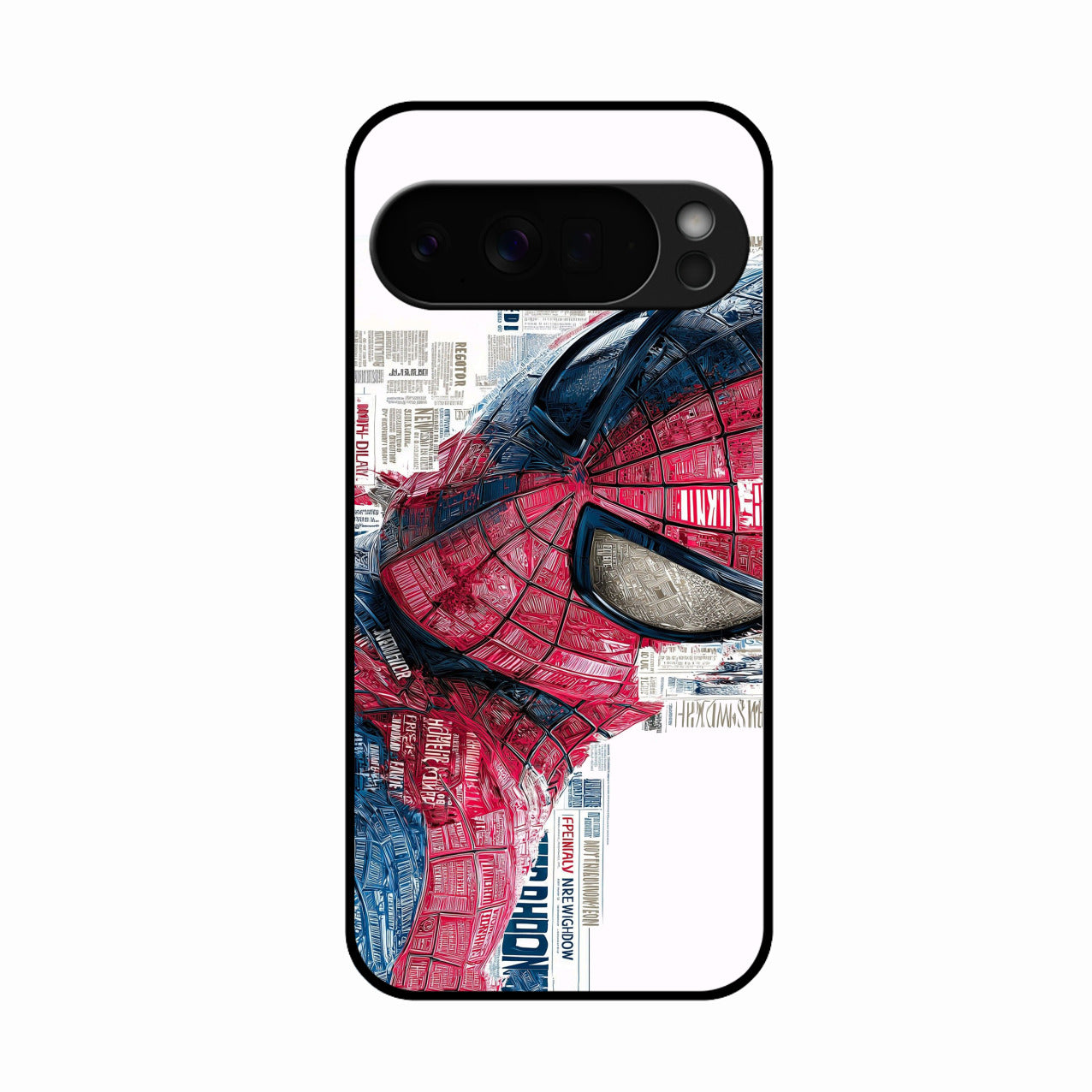 Red Blue Web Hero Glass Phone Cover for Google Pixel 10 Pro XL