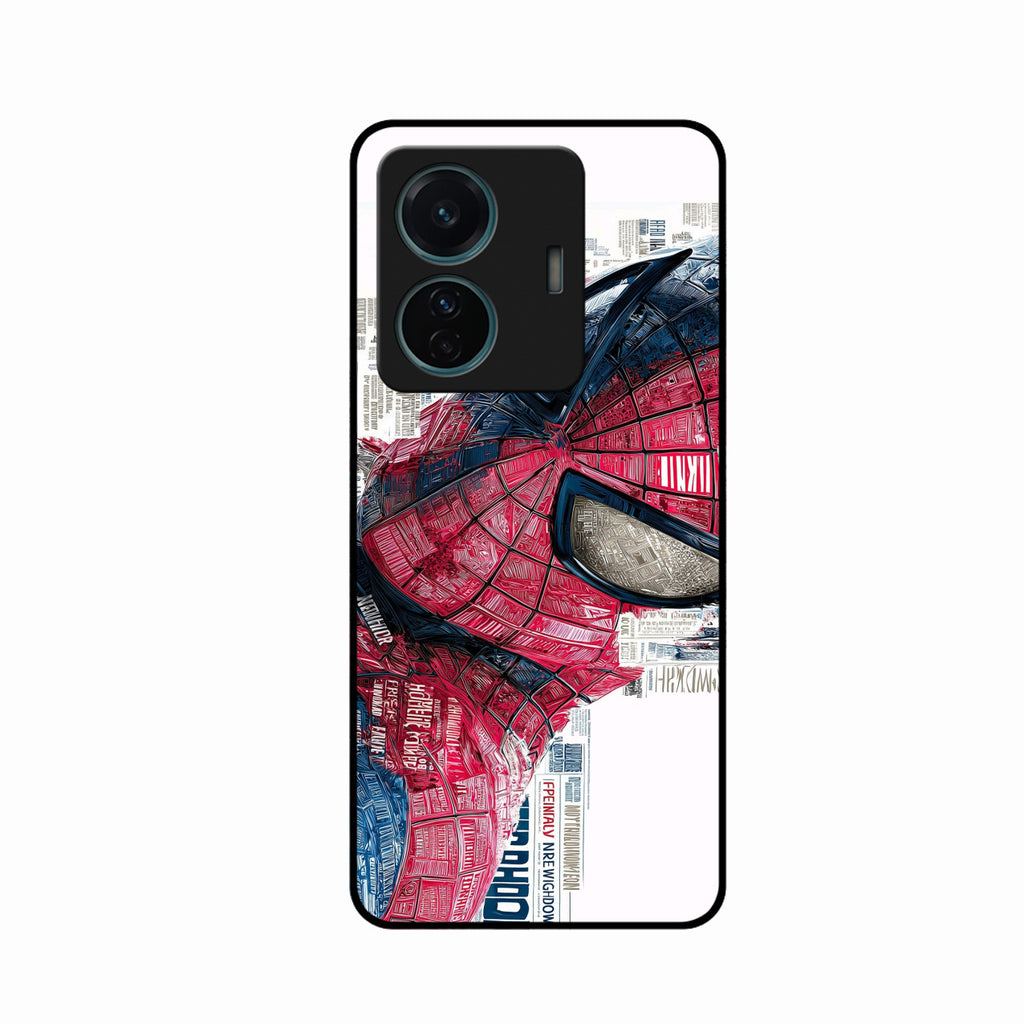 Red Blue Web Hero Glass Phone Cover for iQOO Z6 Pro 5G - ShopOnCliQ