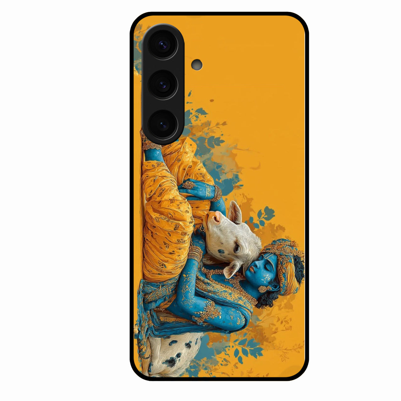 Divine Krishna Gopal Premium Glass Phone Case for Samsung Galaxy S24 5G