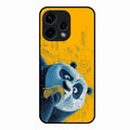 Cute Panda Sketch Premium Glass Phone Case for Oppo Reno 15 5G