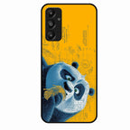 Cute Panda Sketch Premium Glass Phone Case for Samsung Galaxy M14 5G