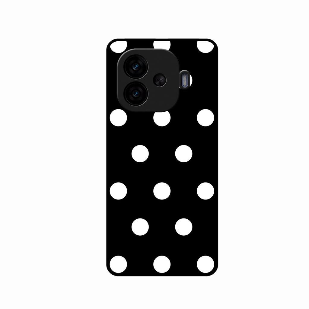 Classic Polka Dot Glass Phone Case for iQOO Neo 10R 5G