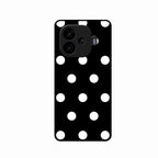 Classic Polka Dot Glass Phone Case for iQOO Neo 10R 5G