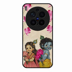 Krishna Eternal Lotus Glass Case for Vivo X300 Pro 5G