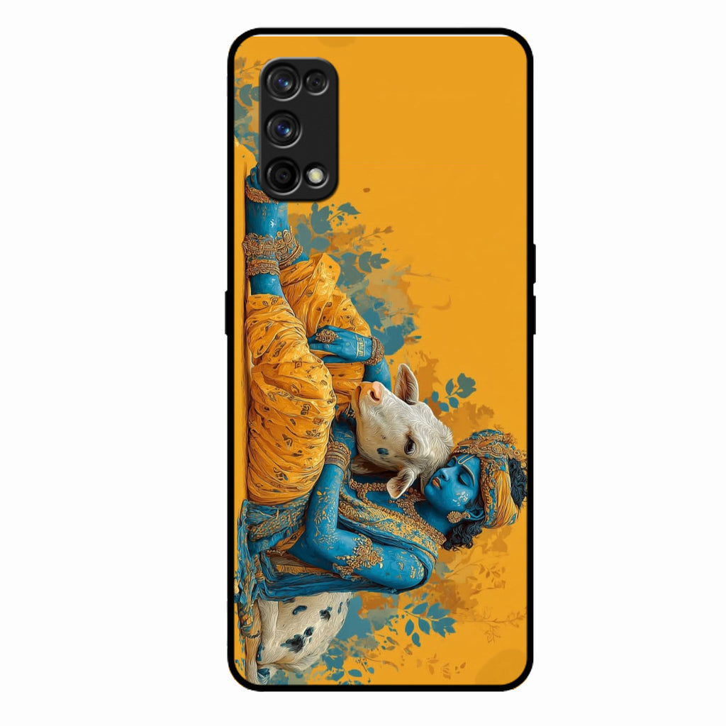 Divine Krishna Gopal Premium Glass Phone Case for Realme 7 Pro - ShopOnCliQ