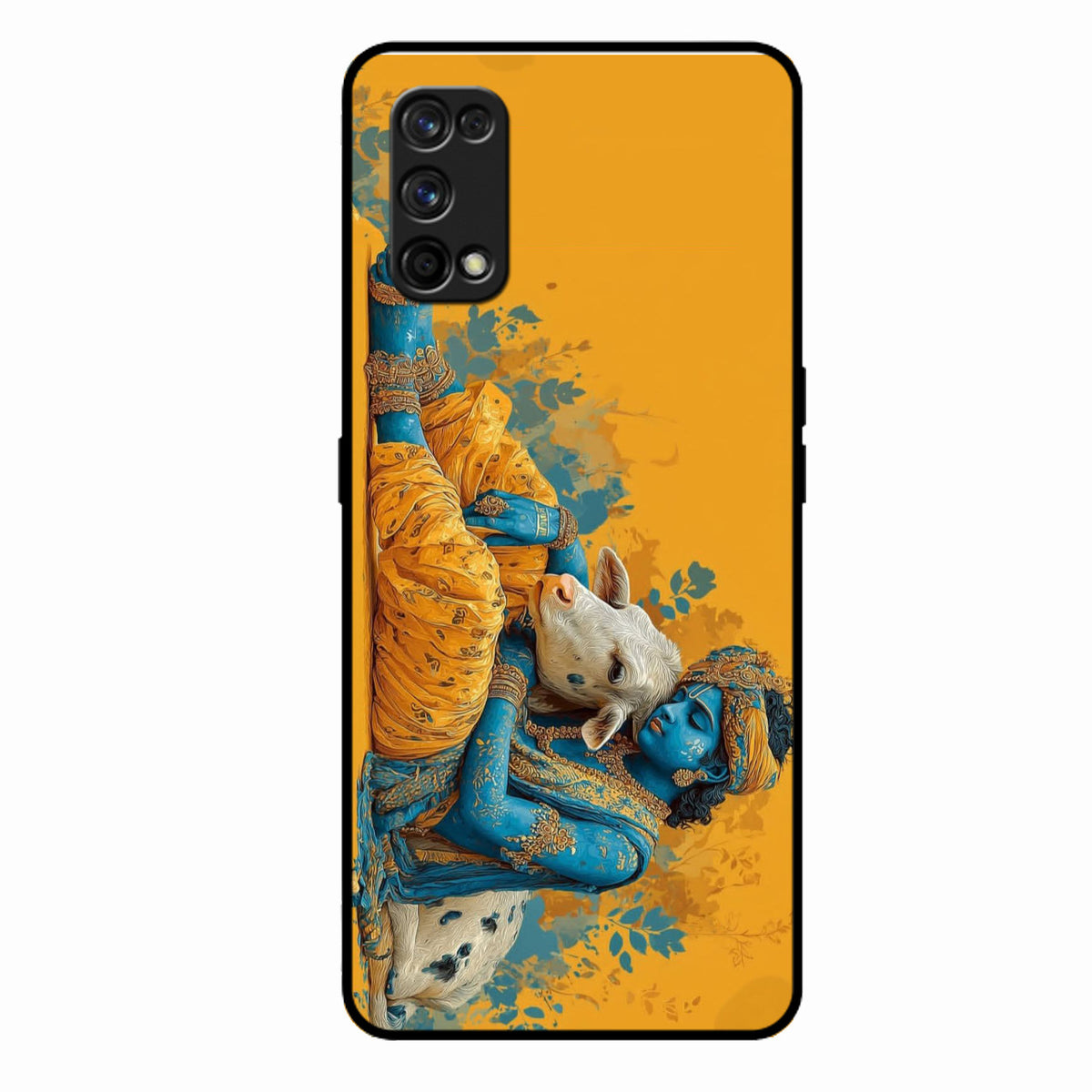 Divine Krishna Gopal Premium Glass Phone Case for Realme 7 Pro - ShopOnCliQ