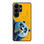 Cute Panda Sketch Premium Glass Phone Case for iQOO 9 5G