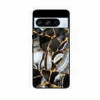 Black Gold Marble Glass Phone Case for Google Pixel 8 Pro 5G - ShopOnCliQ