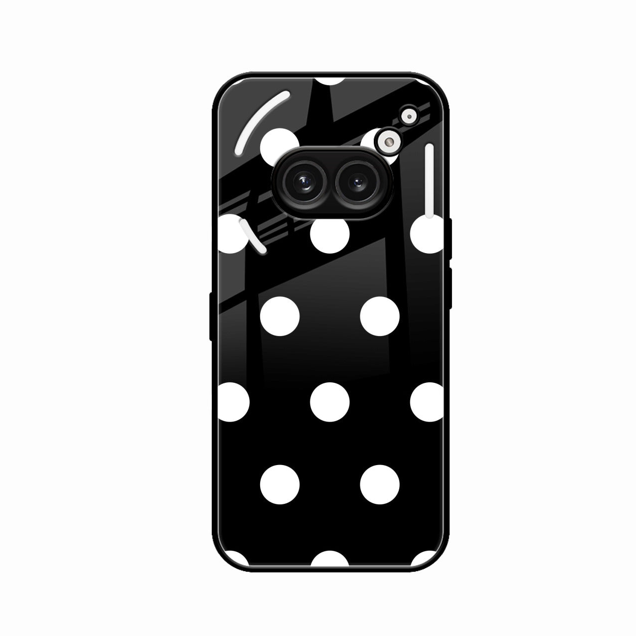 Classic Polka Dot Glass Phone Case for Nothing Phone 2a