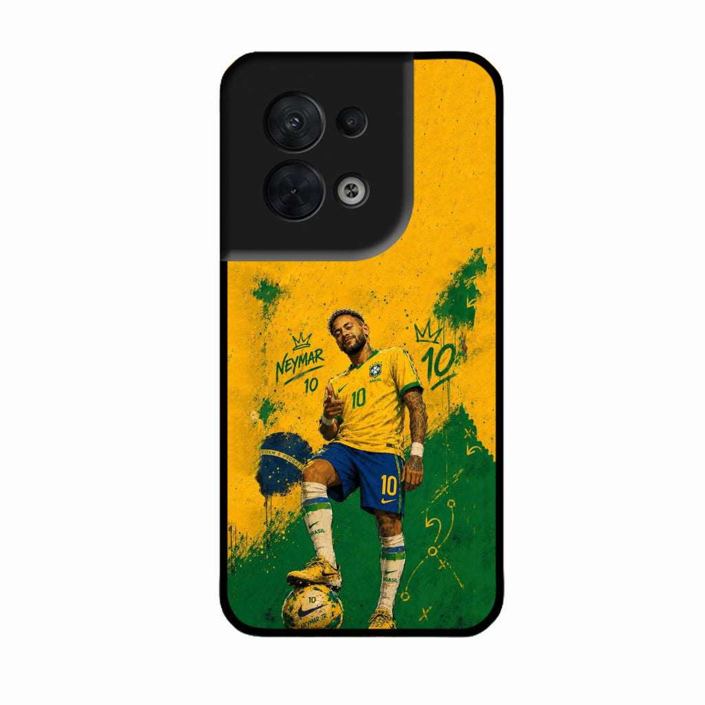 Golden Striker Glass Phone Case for Oppo Reno 8 5G