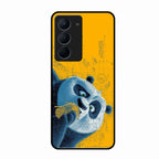 Cute Panda Sketch Premium Glass Phone Case for Realme Narzo 80X 5G