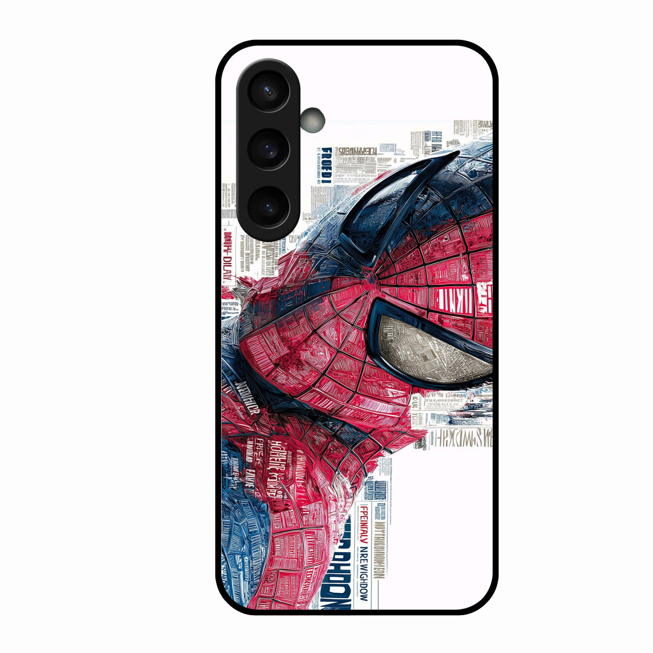 Red Blue Web Hero Glass Phone Cover for Samsung Galaxy S23 Fe 5G