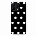 Classic Polka Dot Glass Phone Case for Oppo Reno 15 5G