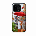 Rainy Day Cartoon Glass Phone Case for OnePlus 15 5G