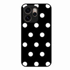 Classic Polka Dot Glass Phone Case for Oppo Reno 15 Pro 5G