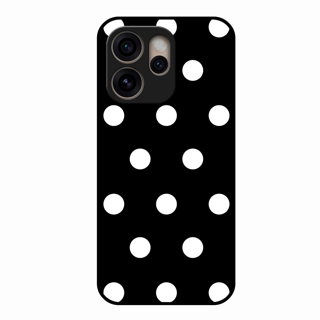 Classic Polka Dot Glass Phone Case for Oppo Reno 15 Pro 5G