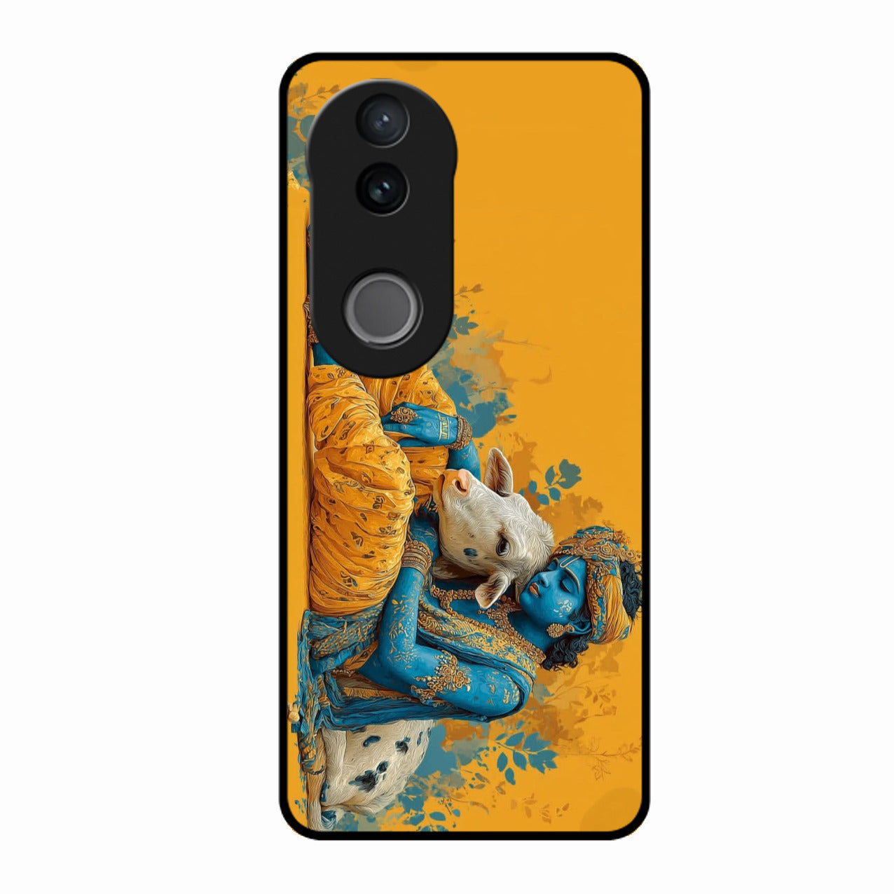 Divine Krishna Gopal Premium Glass Phone Case for Vivo V50E 5G