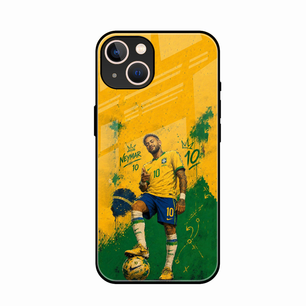Golden Striker Glass Phone Case for iPhone 13