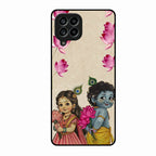 Krishna Eternal Lotus Glass Case for Samsung Galaxy M53 5G