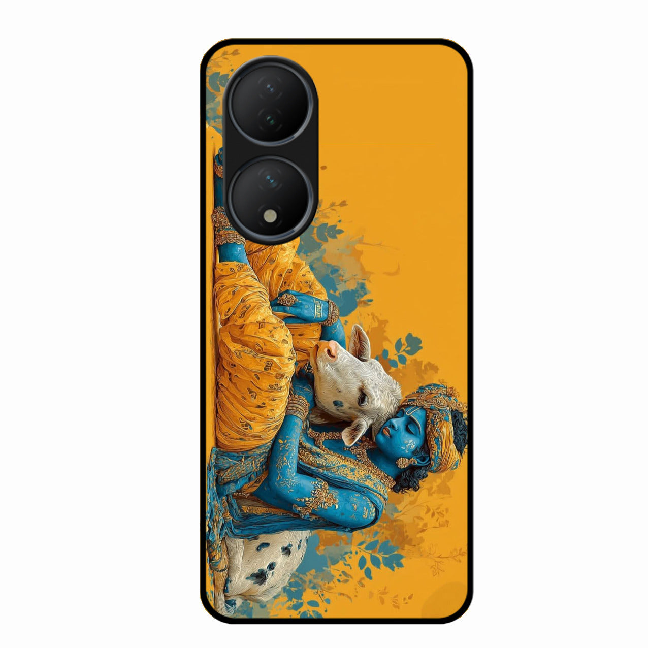Divine Krishna Gopal Premium Glass Phone Case for Vivo Y100 5G