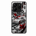Japanese Wave Drift Racing Premium Glass Phone Case for Redmi Note 14 Se 5G