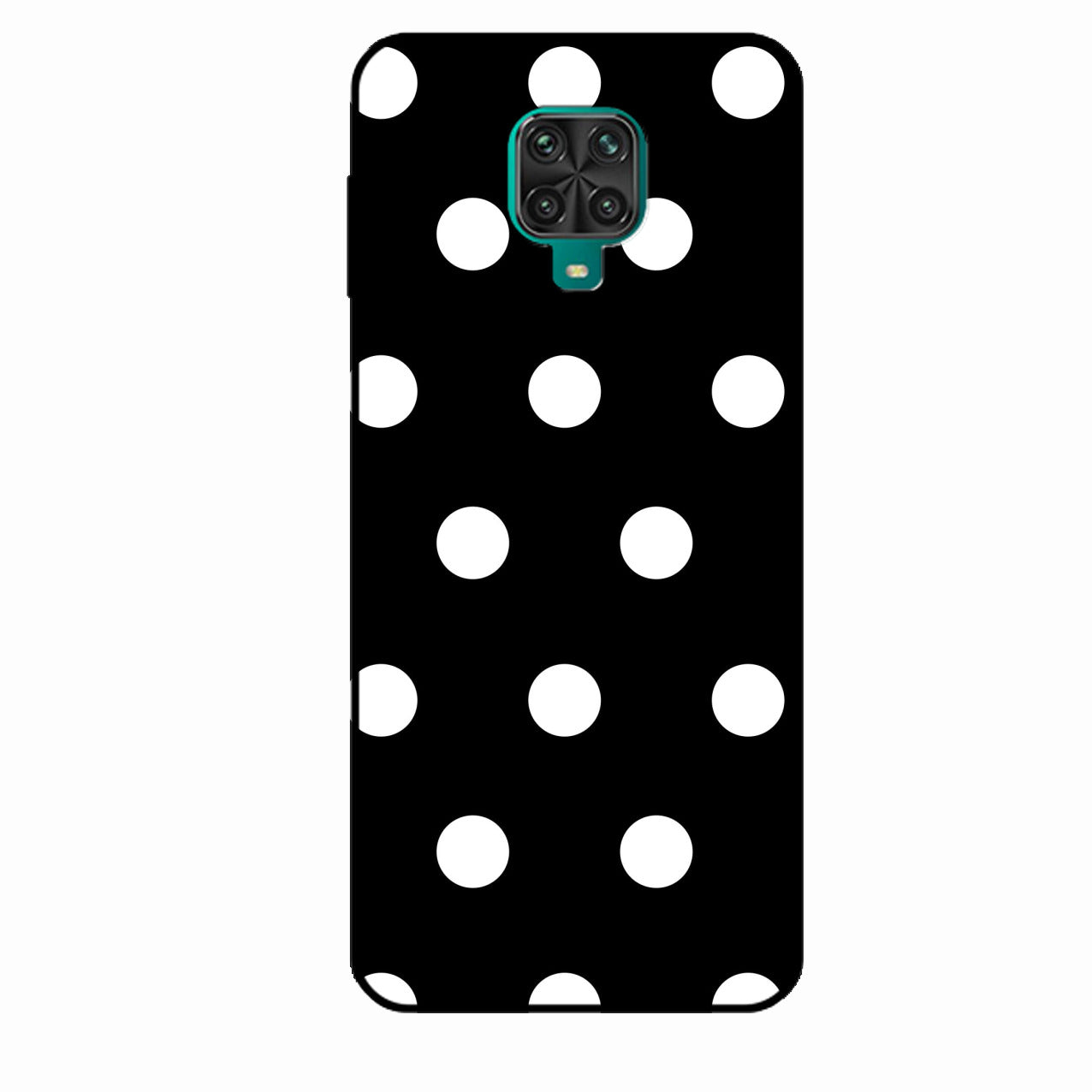 Classic Polka Dot Glass Phone Case for Redmi Note 9 Pro Max
