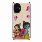 Krishna Eternal Lotus Glass Case for Oppo F21S Pro 5G