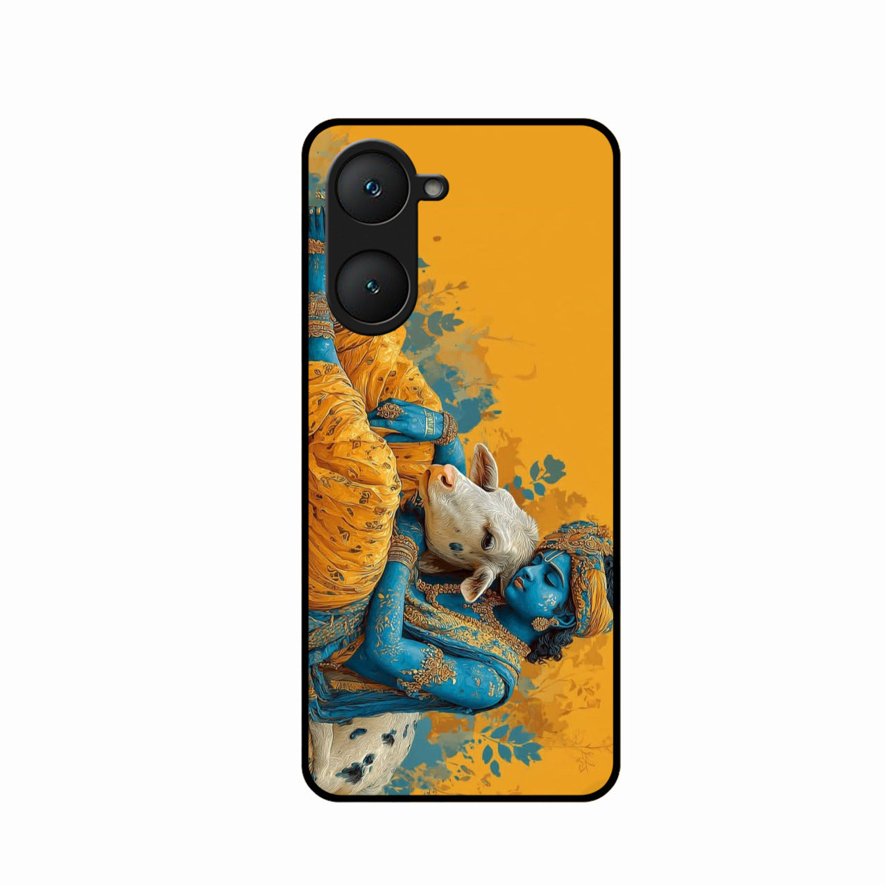 Divine Krishna Gopal Premium Glass Phone Case for iQOO Z9 Lite 5G