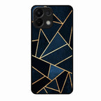 Midnight Gold Geometric Premium Glass Phone Case for Oppo K13 5G