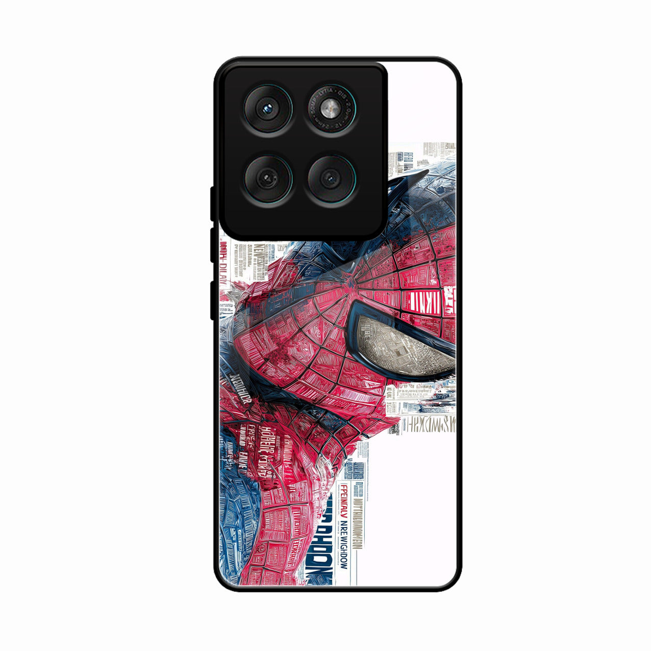 Red Blue Web Hero Glass Phone Cover for Motorola Edge 60 Fusion 5G