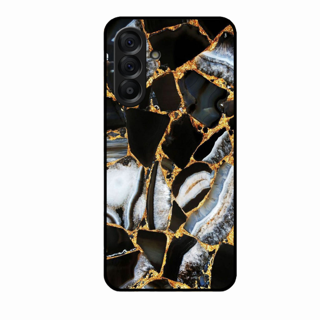 Black Gold Marble Glass Phone Case for Samsung Galaxy A56 5G - ShopOnCliQ