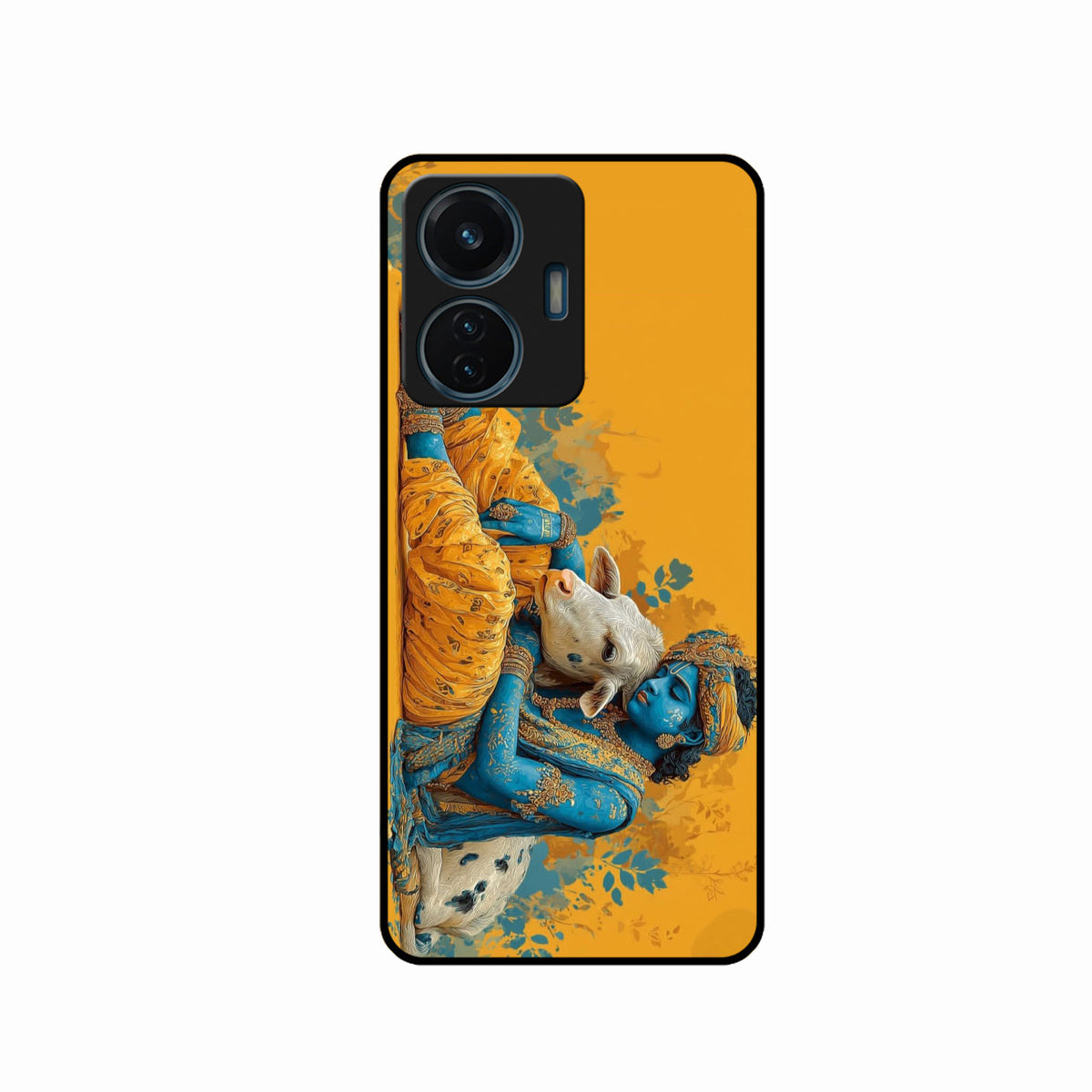 Divine Krishna Gopal Premium Glass Phone Case for iQOO Z6 Lite 5G - ShopOnCliQ
