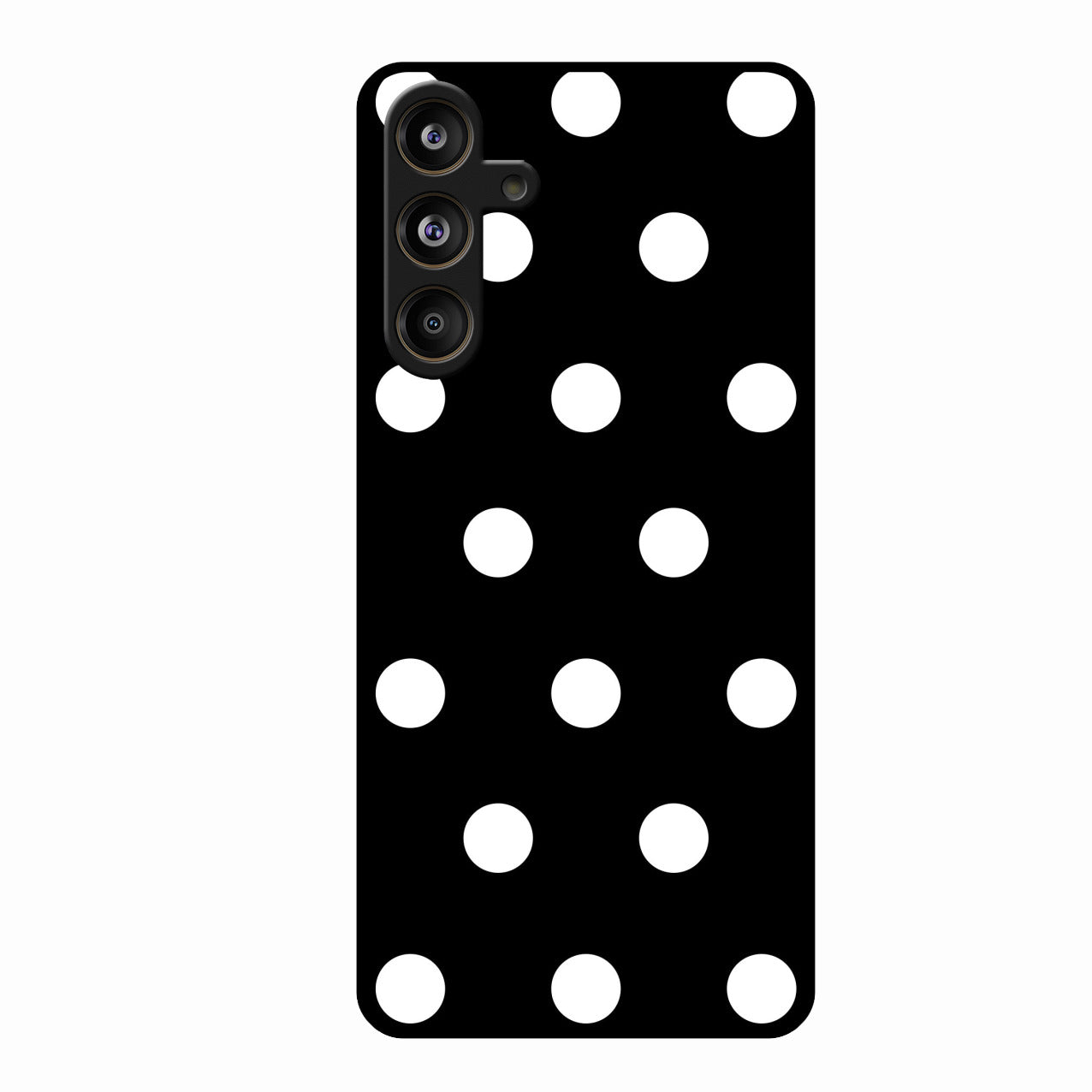 Classic Polka Dot Glass Phone Case for Samsung Galaxy M55S 5G