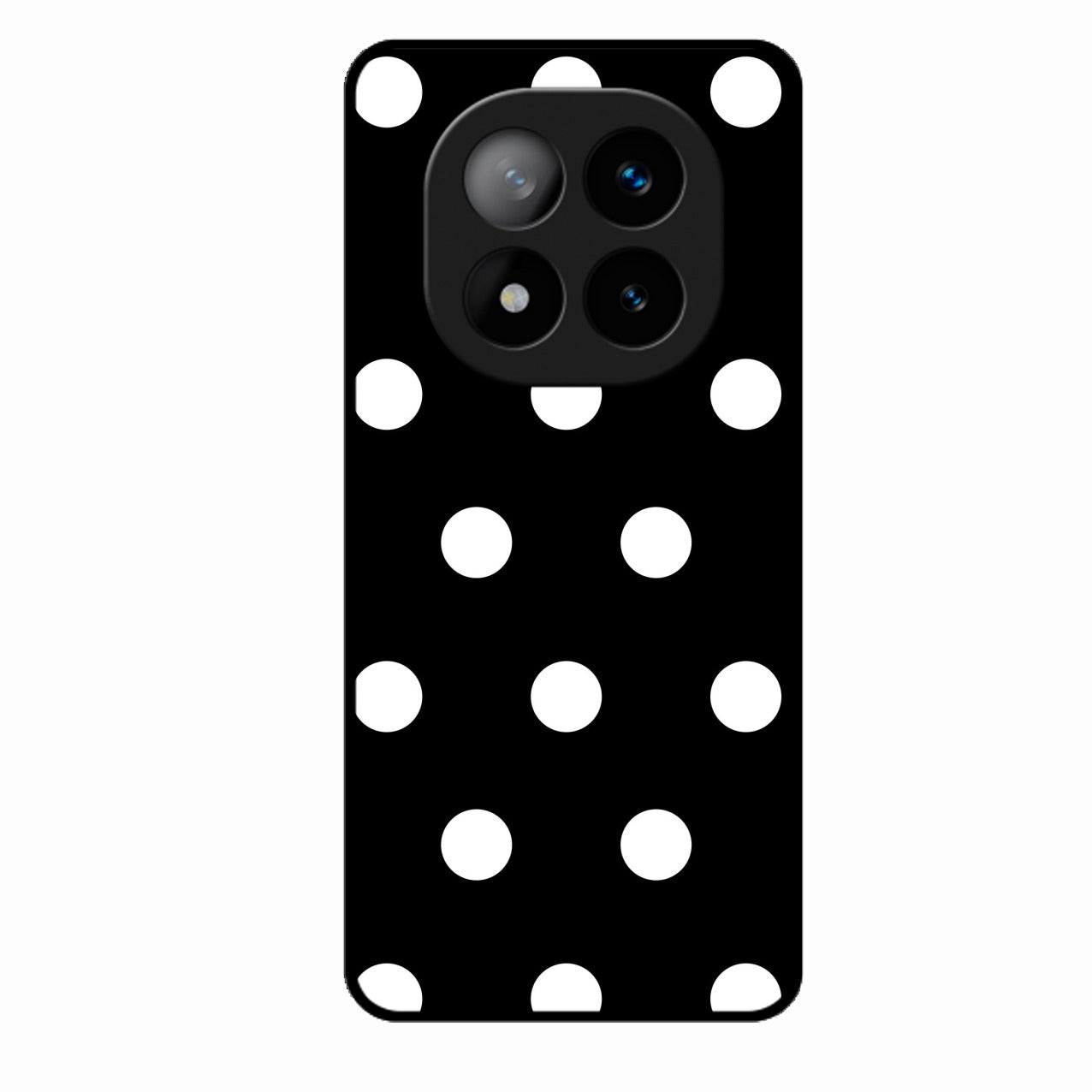 Classic Polka Dot Glass Phone Case for Redmi Note 14 Pro Plus 5G