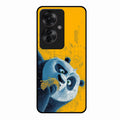 Cute Panda Sketch Premium Glass Phone Case for Oppo F25 Pro 5G