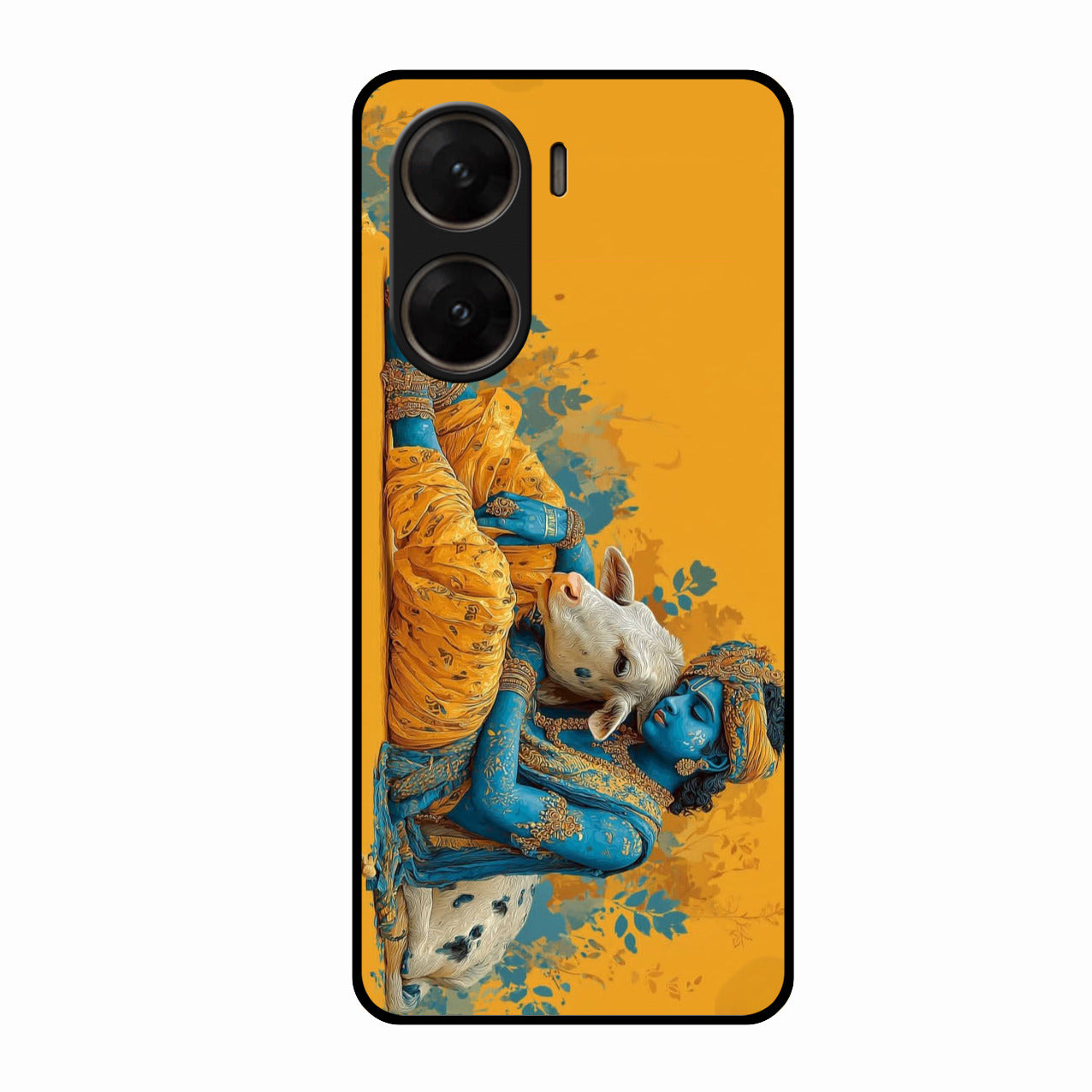 Divine Krishna Gopal Premium Glass Phone Case for Vivo V29E 5G